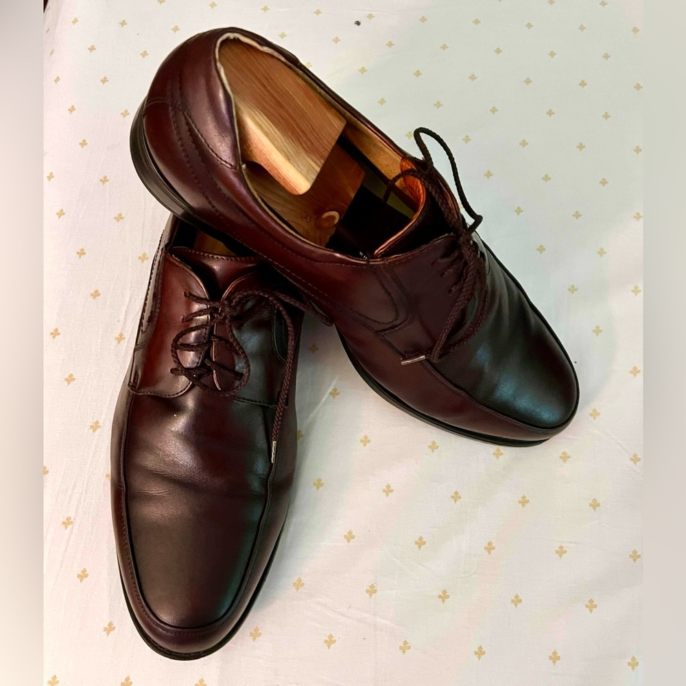 Florsheim Ortholite Ox Blood Oxford Shoes Sleek Leather Design Sz. 13EEE